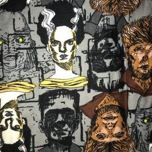 LuLaRoe Halloween One Size OS Leggings Mummy
